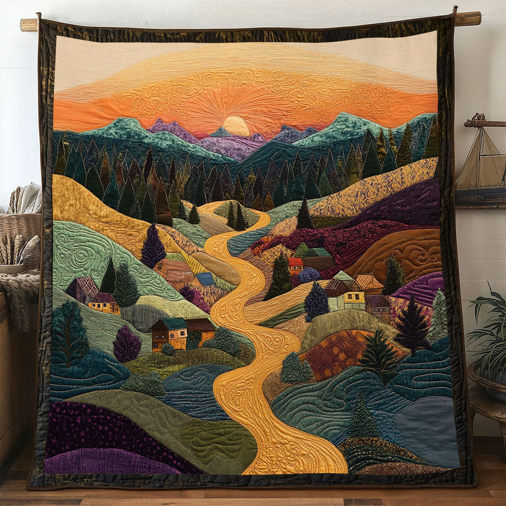 Layered Mountain Ranges WN0501034CL Quilt