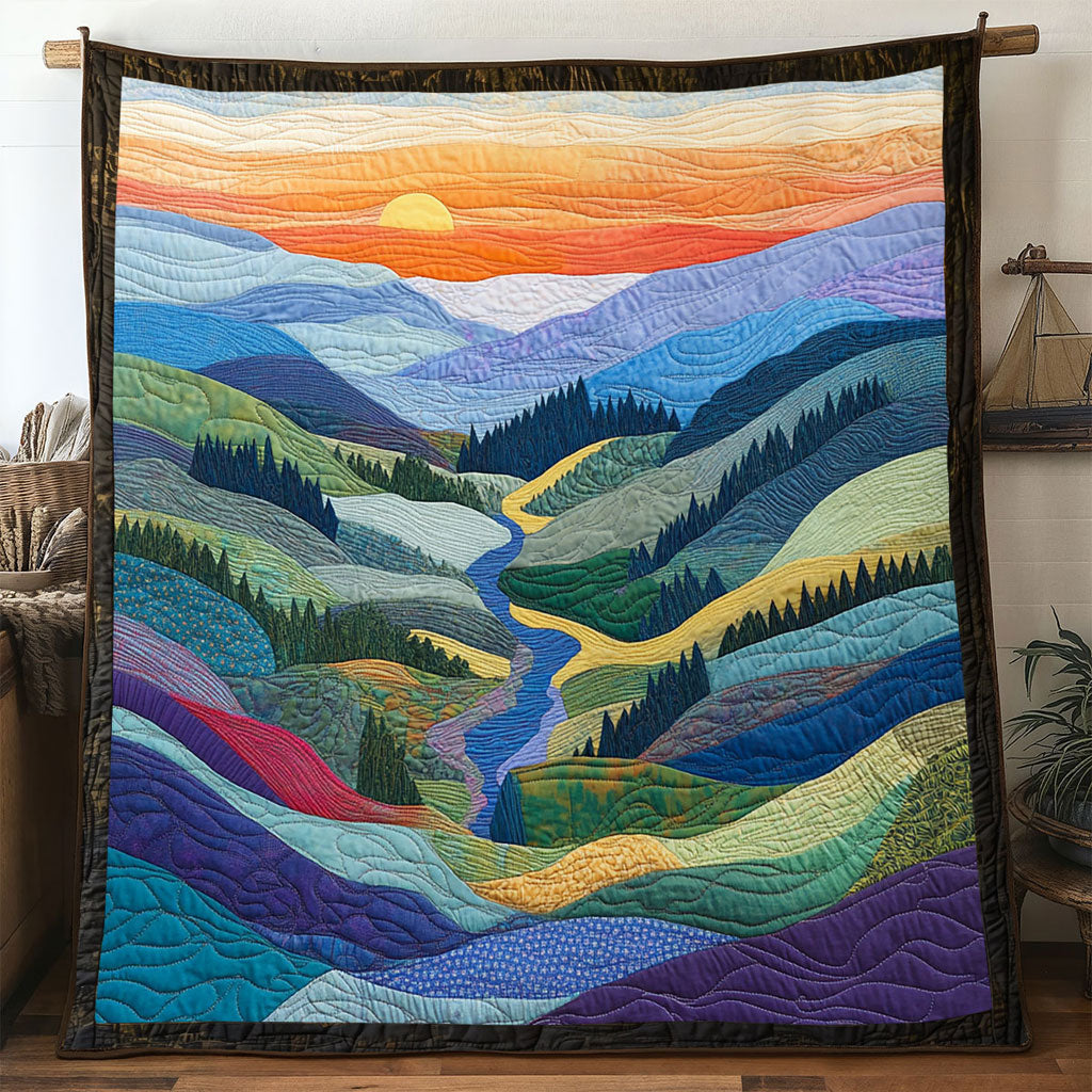 Silent Mountain Ranges WN0501065CL Quilt