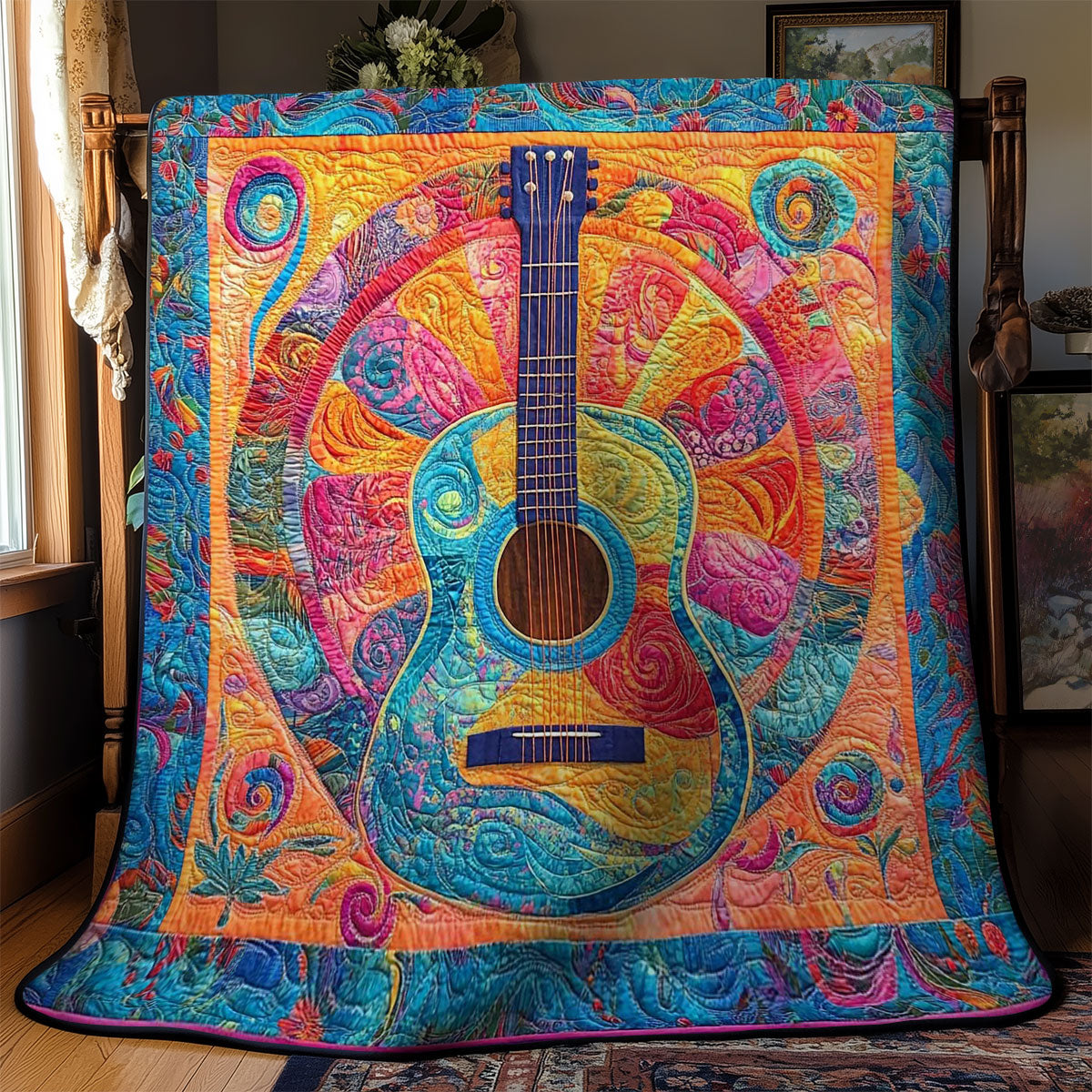 Peaceful Strums WN1001015CL Quilt