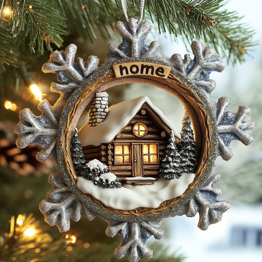 Snowy Home CP0512063CL Christmas Ornament