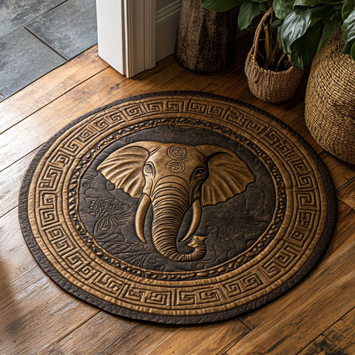 Guardian Herd CP0409059CL Quilted Round Mat