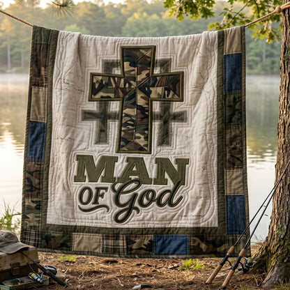 Camo Man Of God WN2104007CL Quilt