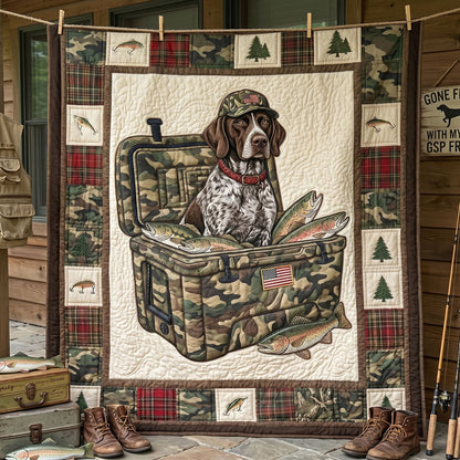 Fishing Buddy Retriever WN1505010CL Quilt