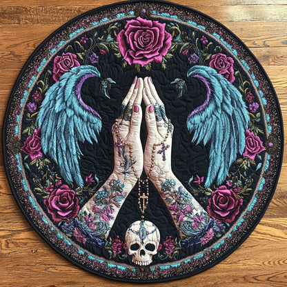 Rose Sanctum WN2708057CL Quilted Round Mat