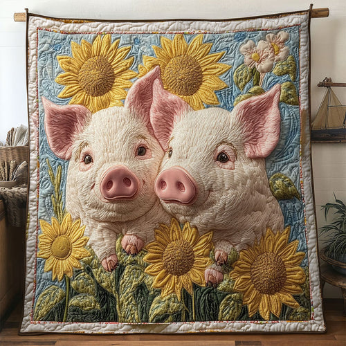 Garden Pig WN0901027CL Quilt
