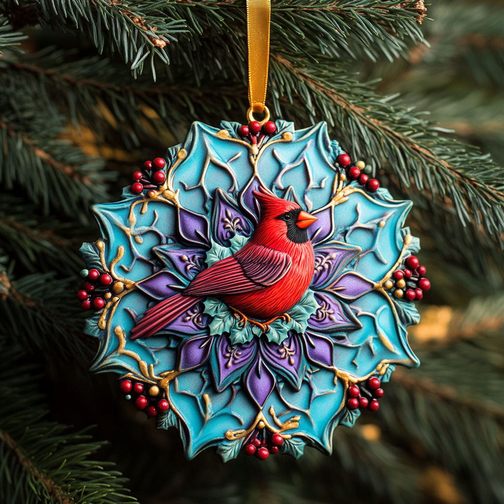 Winter Cardinal Spirit WN1410039CLPersonalized  Christmas Ornament