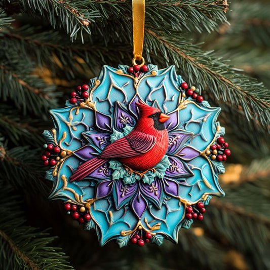 Winter Cardinal Spirit WN1410039CLPersonalized  Christmas Ornament