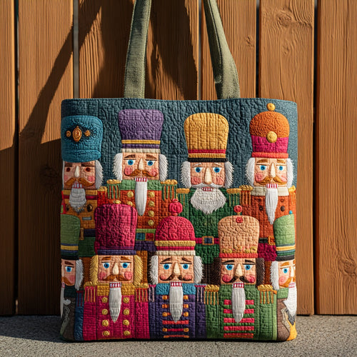 Colorful Nutcracker XR1811018CL Quilted Tote Bag