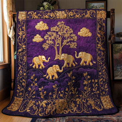 Golden Elephant Harmony WN1103013CL Quilt