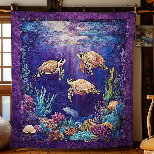 Serene Sea Turtles WN1703091CL Quilt
