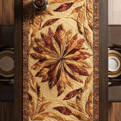 Woven Leaf WN0707136CL Quilted Table Runner