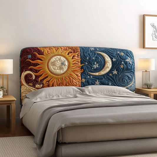 Celestial Duality QA0701017CL Quilted Headboard Slipcover