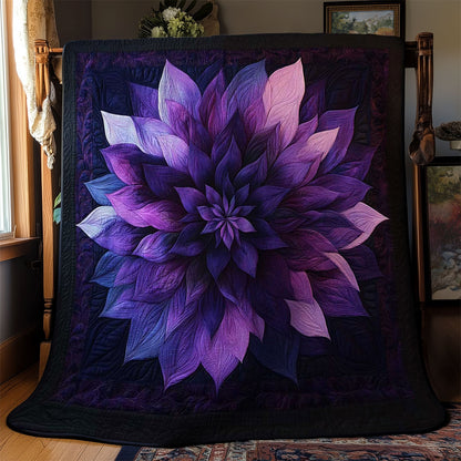 Dusky Violet Flower WN1303068CL Quilt