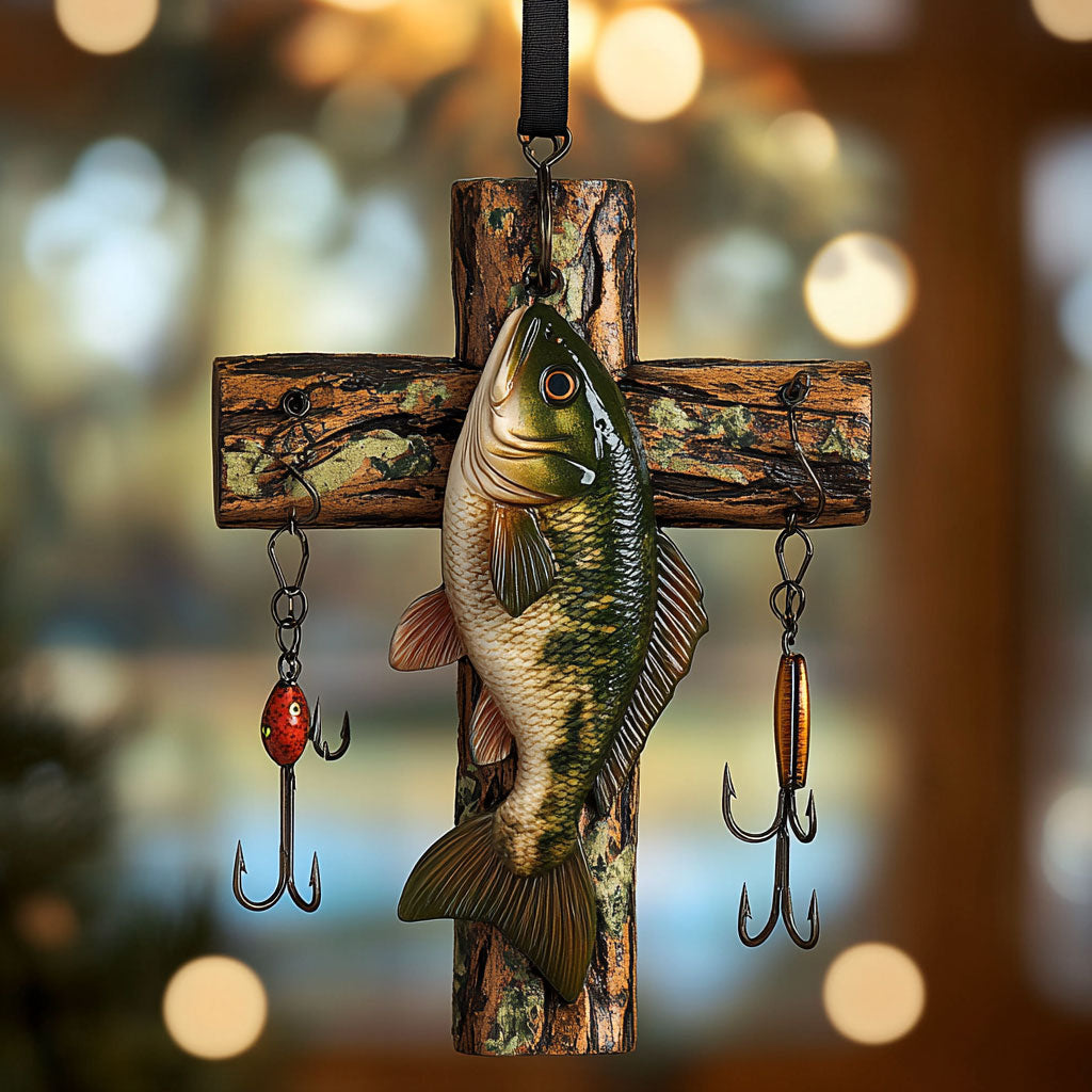 Bass Fish Wilderness WN0412018CL Christmas Ornament