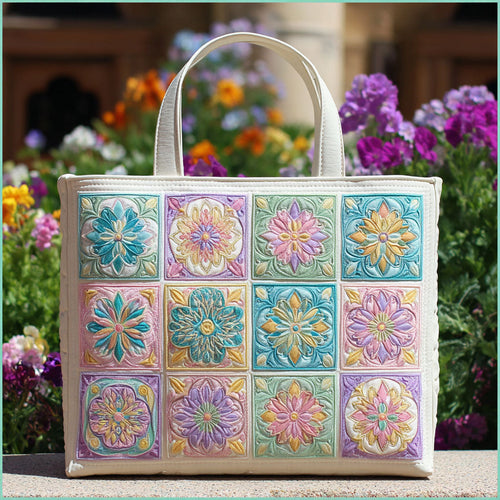 Soft Vintage Patchwork CW2709021CL Quilted Tote Bag