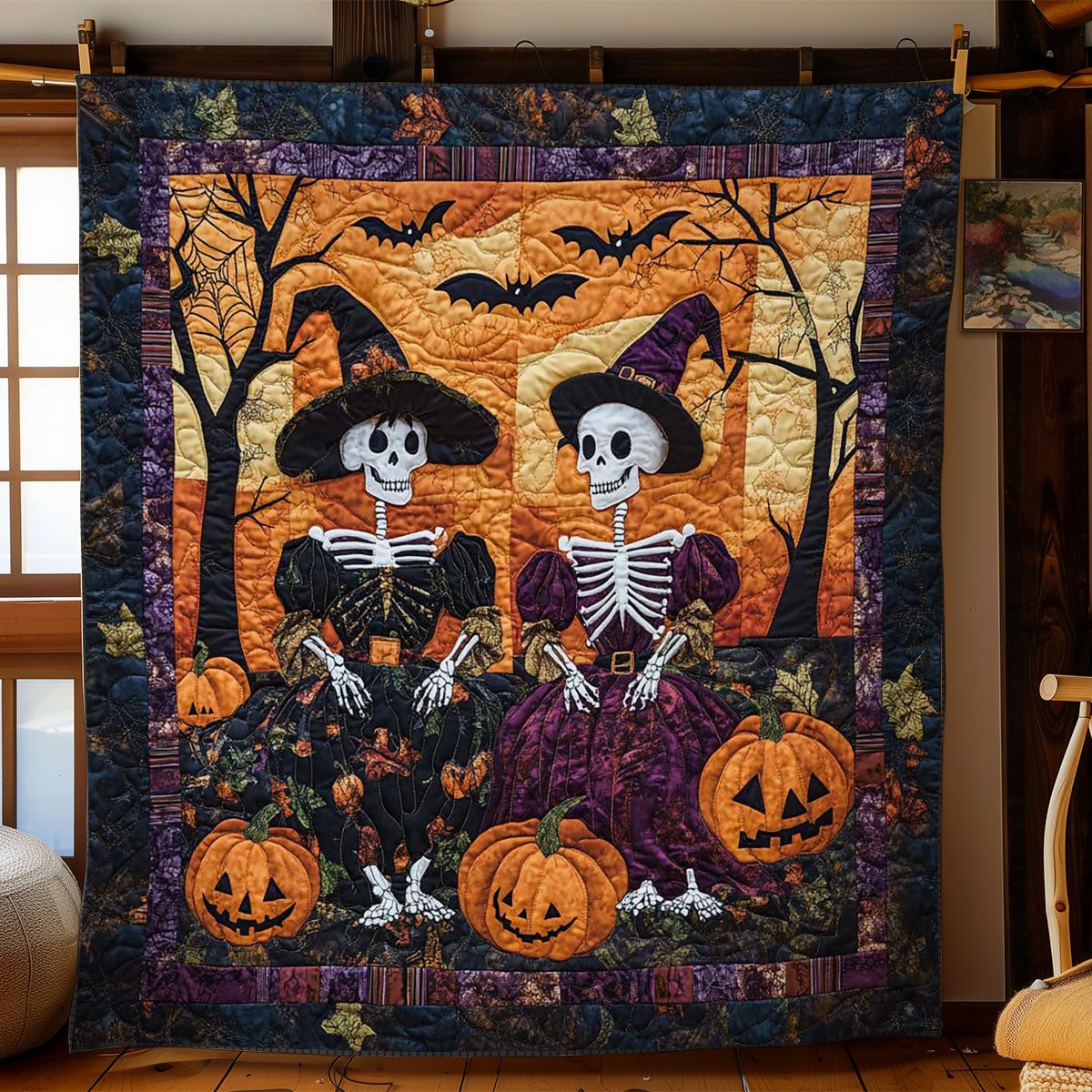 Skeleton Magic WN1401025CL Quilt