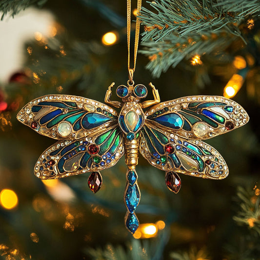 Jewel Dragonfly Charm CW2711034CL Christmas Ornament