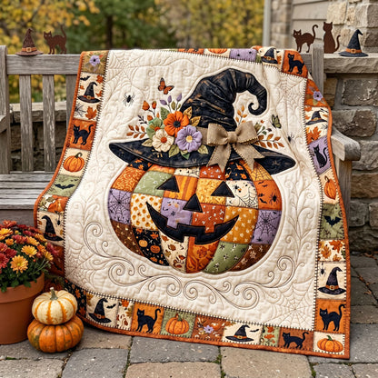 Patchwork Pumpkin Witch WN1906012CL Quilt