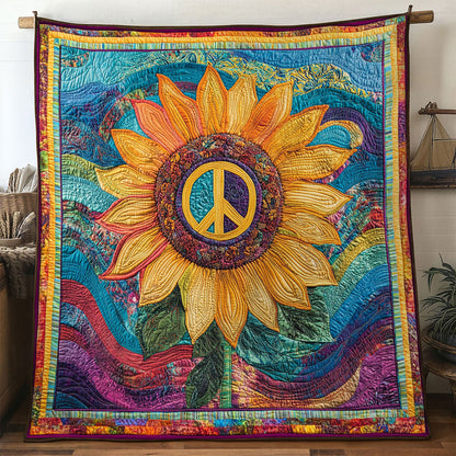 Joyful Sunflower WN0901050CL Quilt