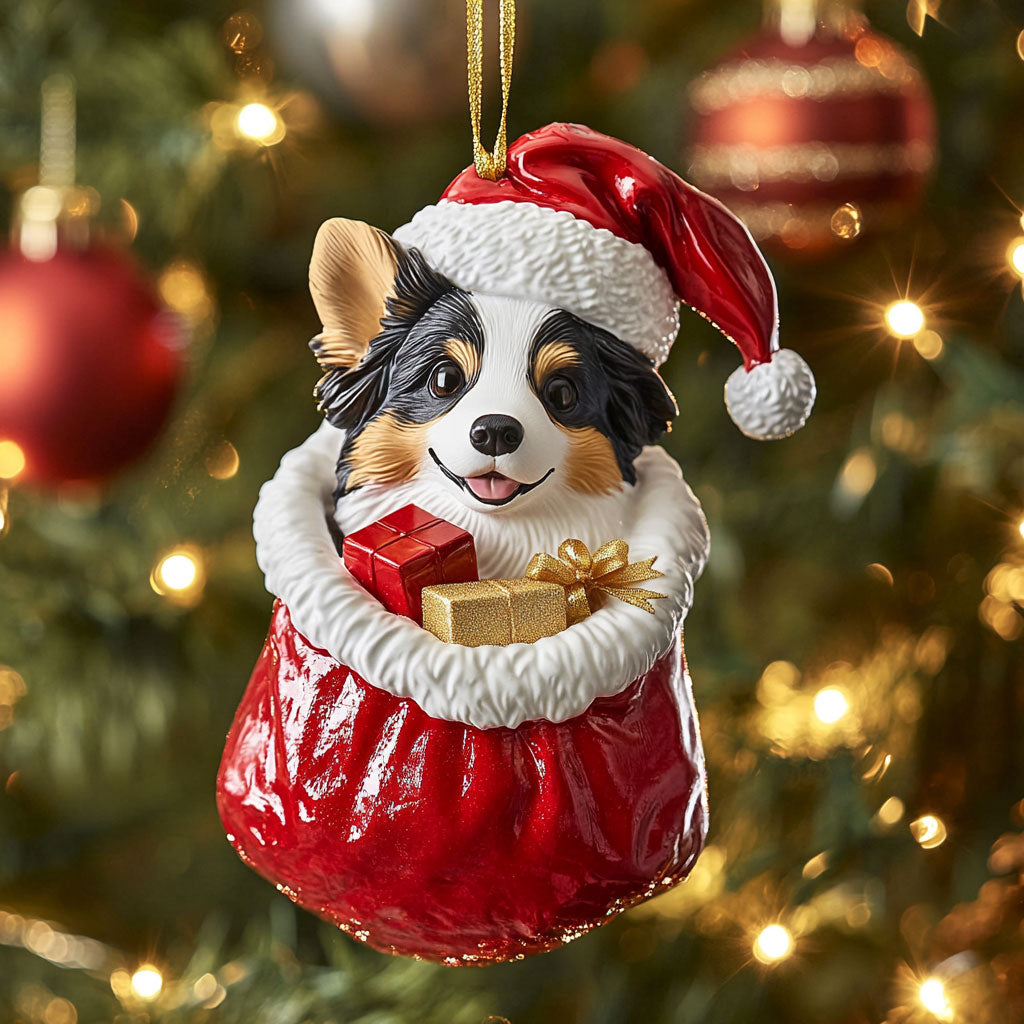 Corgi Joy CP0312069CL Christmas Ornament