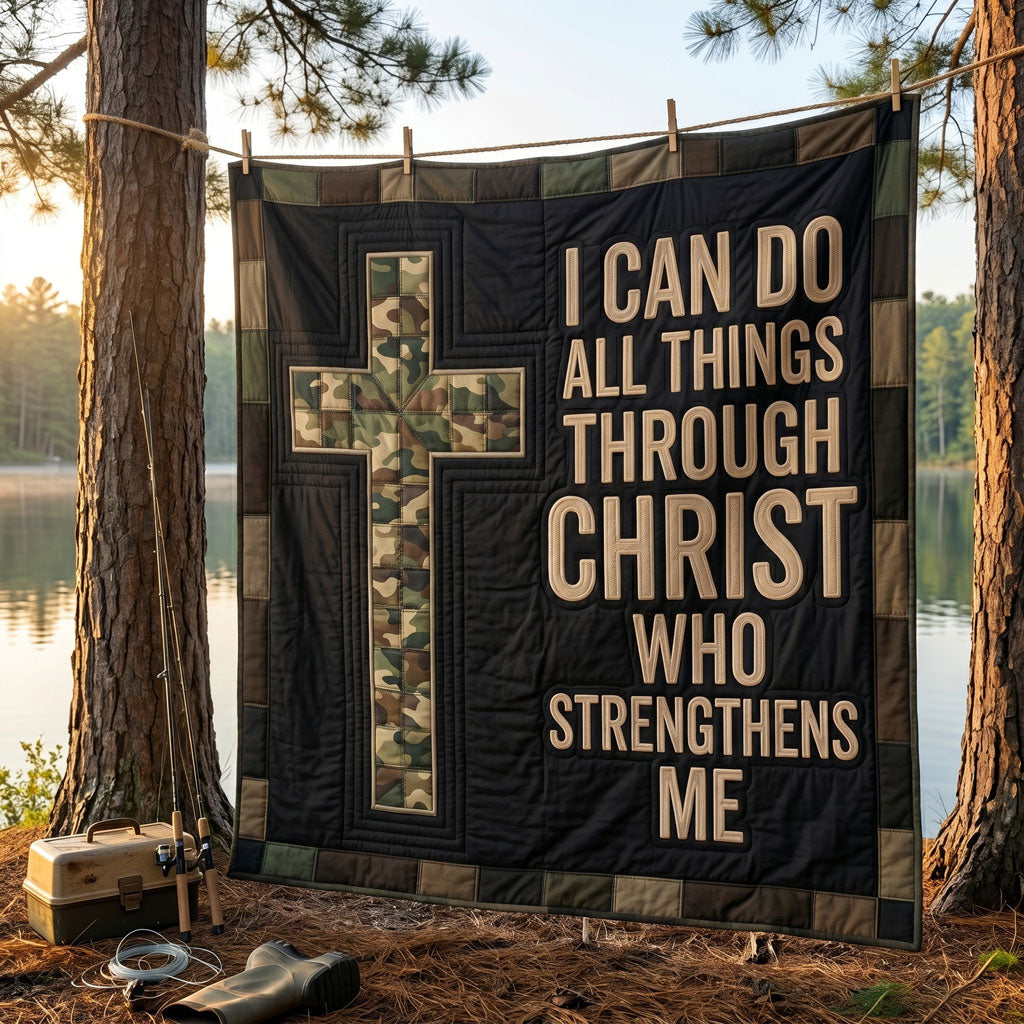 Camo Strength In Christ WN2104010CL Quilt