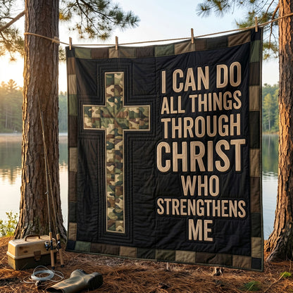 Camo Strength In Christ WN2104010CL Quilt