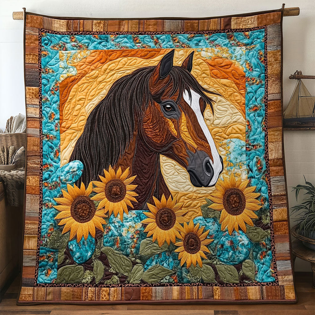 Horse Sunbound WN1201057CL Quilt