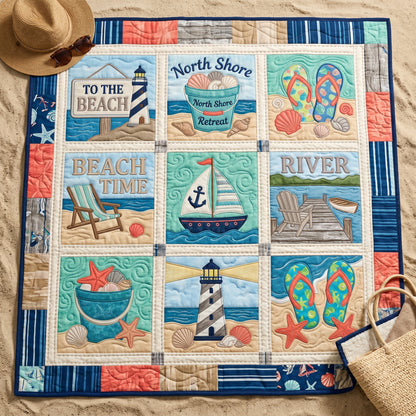Beach Time XR1604011CL Quilt