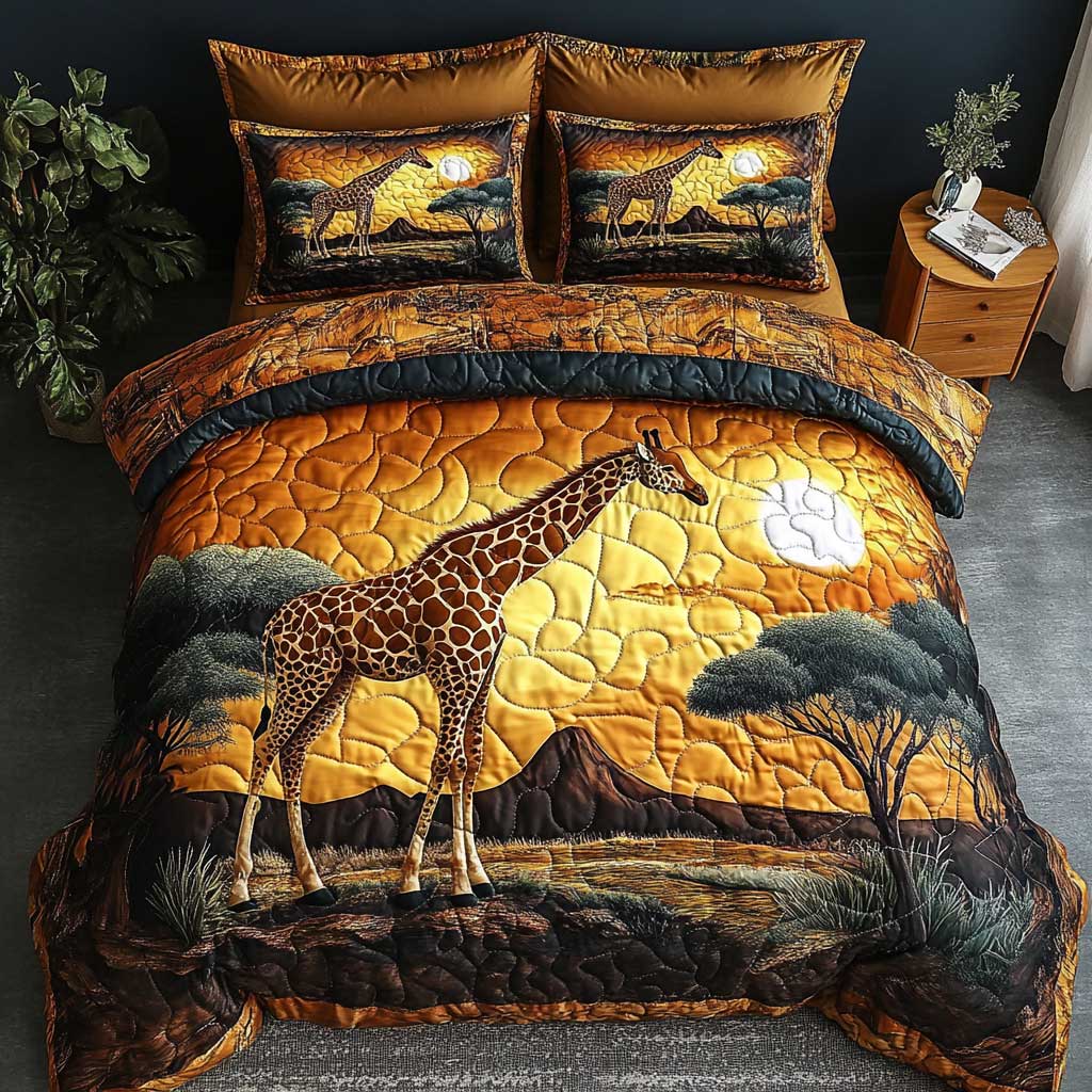 Majestic African Giraffe WN0403042CL Duvet Cover Set