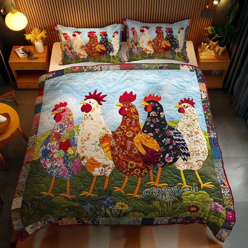 Quirky Chicken WN0803113CL Duvet Cover Set