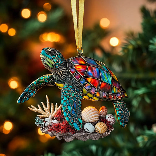 Tropical Turtle WN2711037CL Christmas Ornament