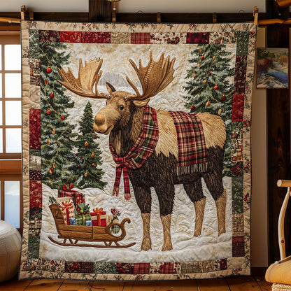 Alces Sleigh Ride WN0601084CL Quilt