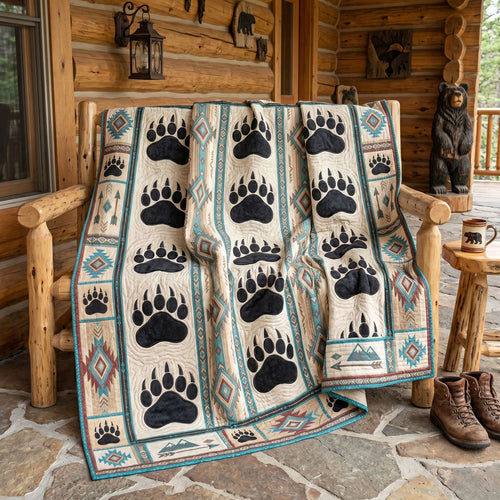 Rustic Bear Paw Trail WN1606012CL Quilt