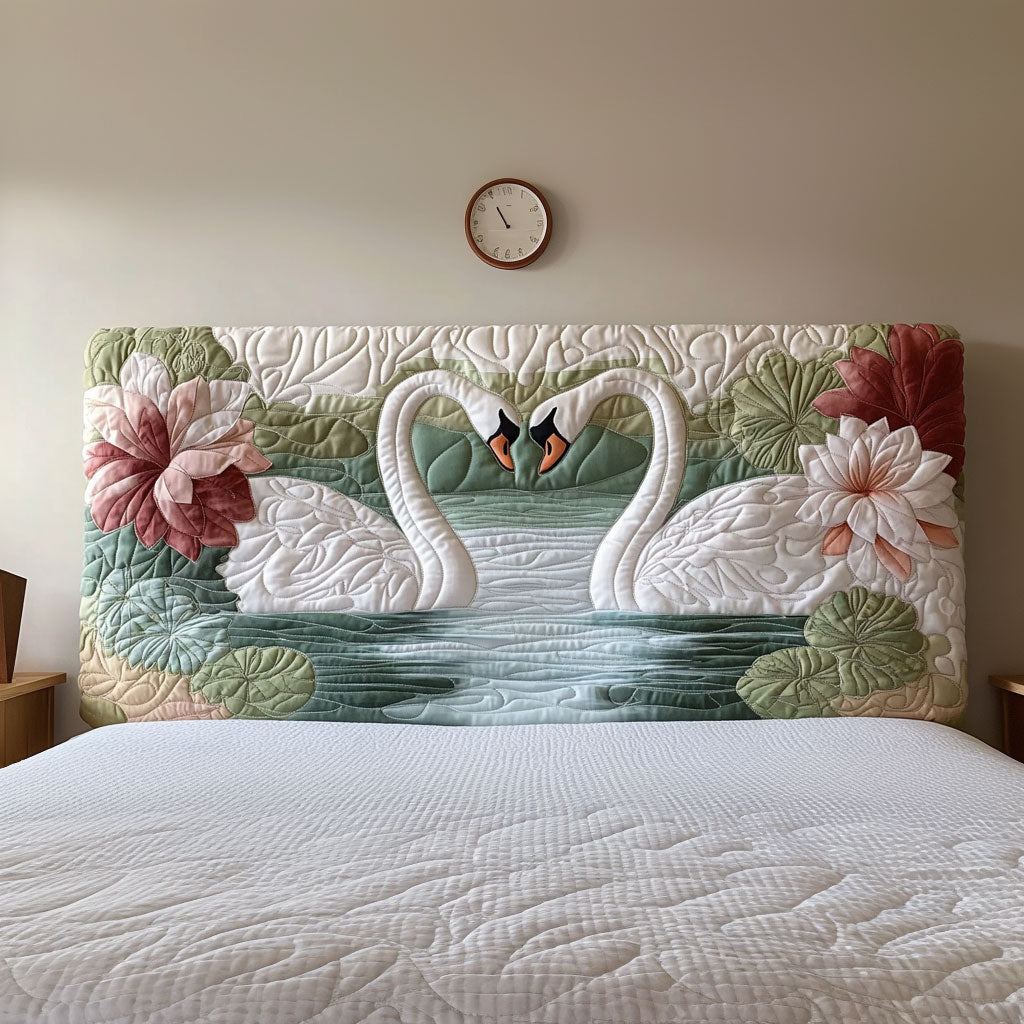 Swan Couple QA1201046CL Quilted Headboard Slipcover