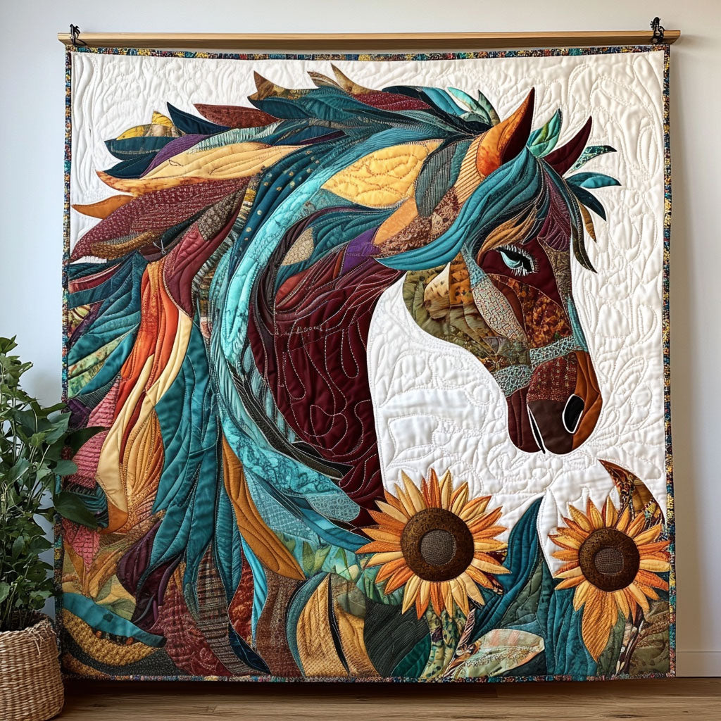 Sunflower Stallion CP0601020CL Quilt