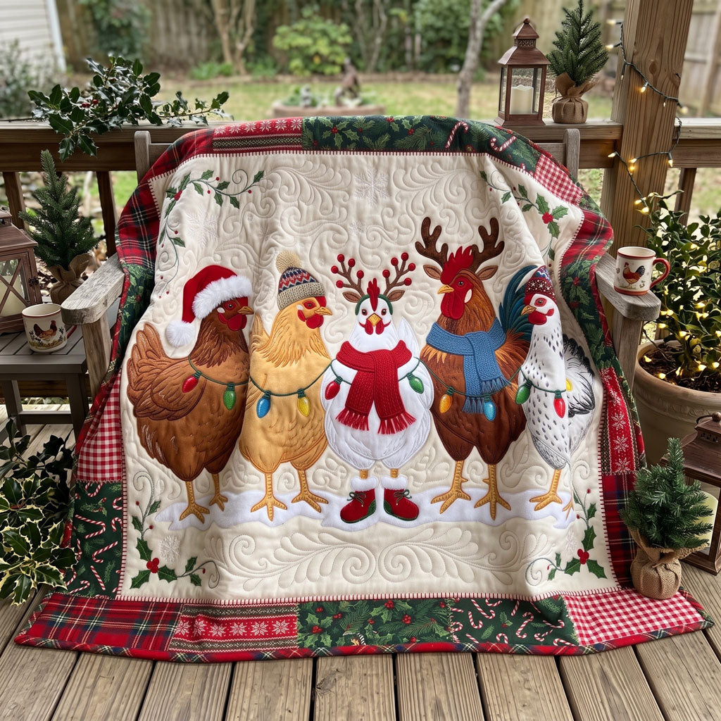 Christmas Coop Crew WN2706004CL Quilt