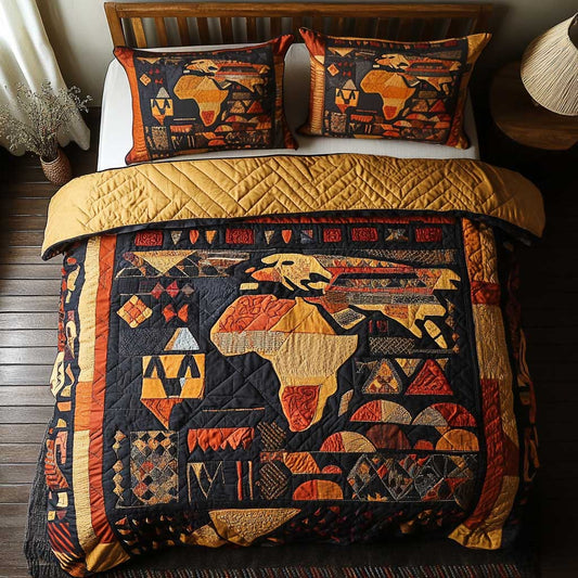 Spirit Of African Patchwork WN0403062CL Duvet Cover Set