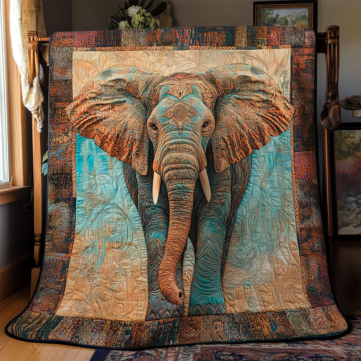 Mystic Elephant WN1303036CL Quilt