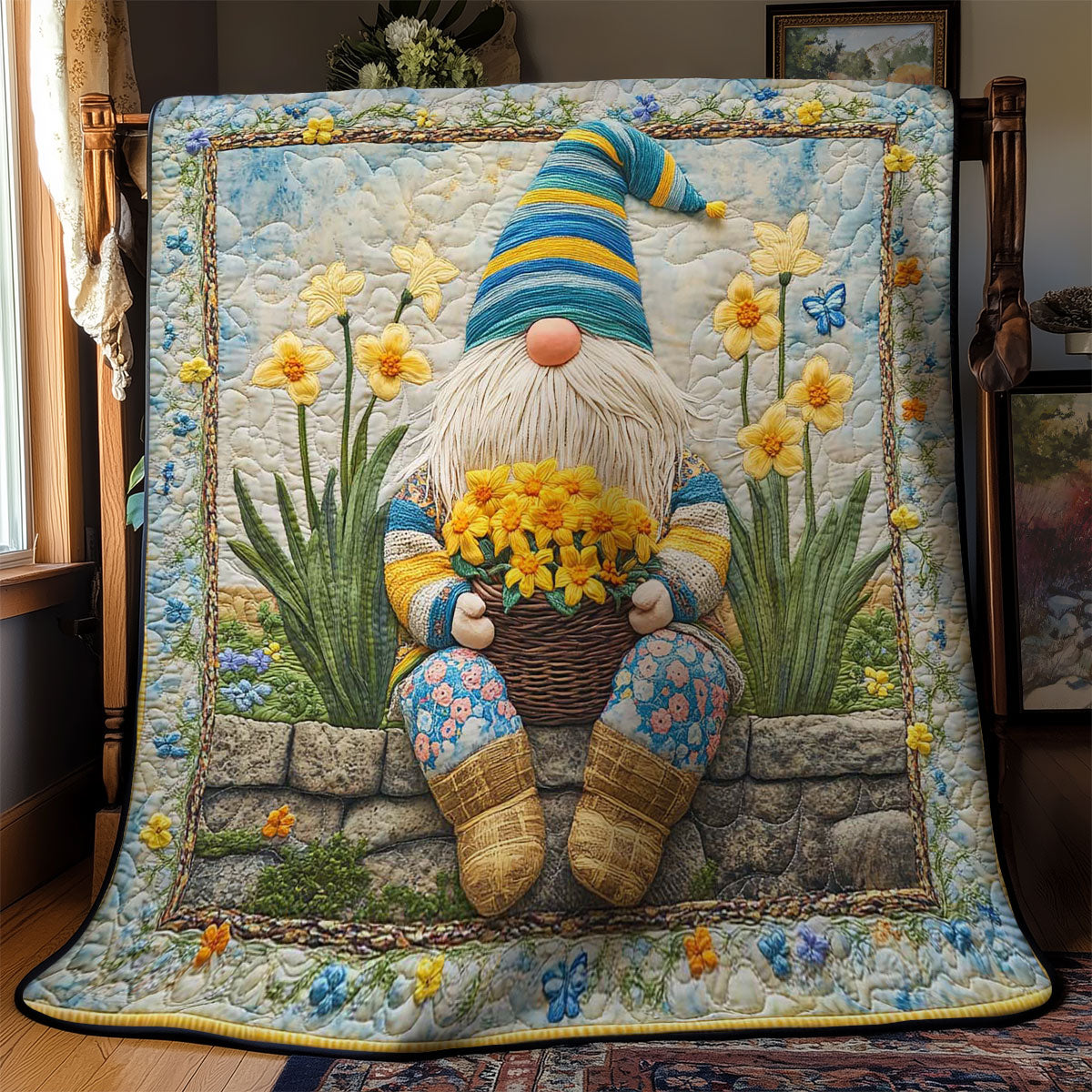 Garden Gnome WN0201003CL Quilt