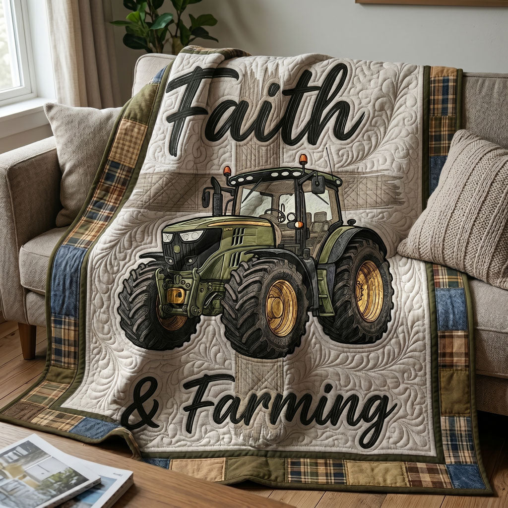 Faith Driven Farming WN2304003CL Quilt