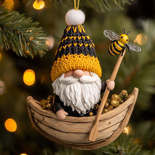Bee Gnome WN1512001CL Christmas Ornament