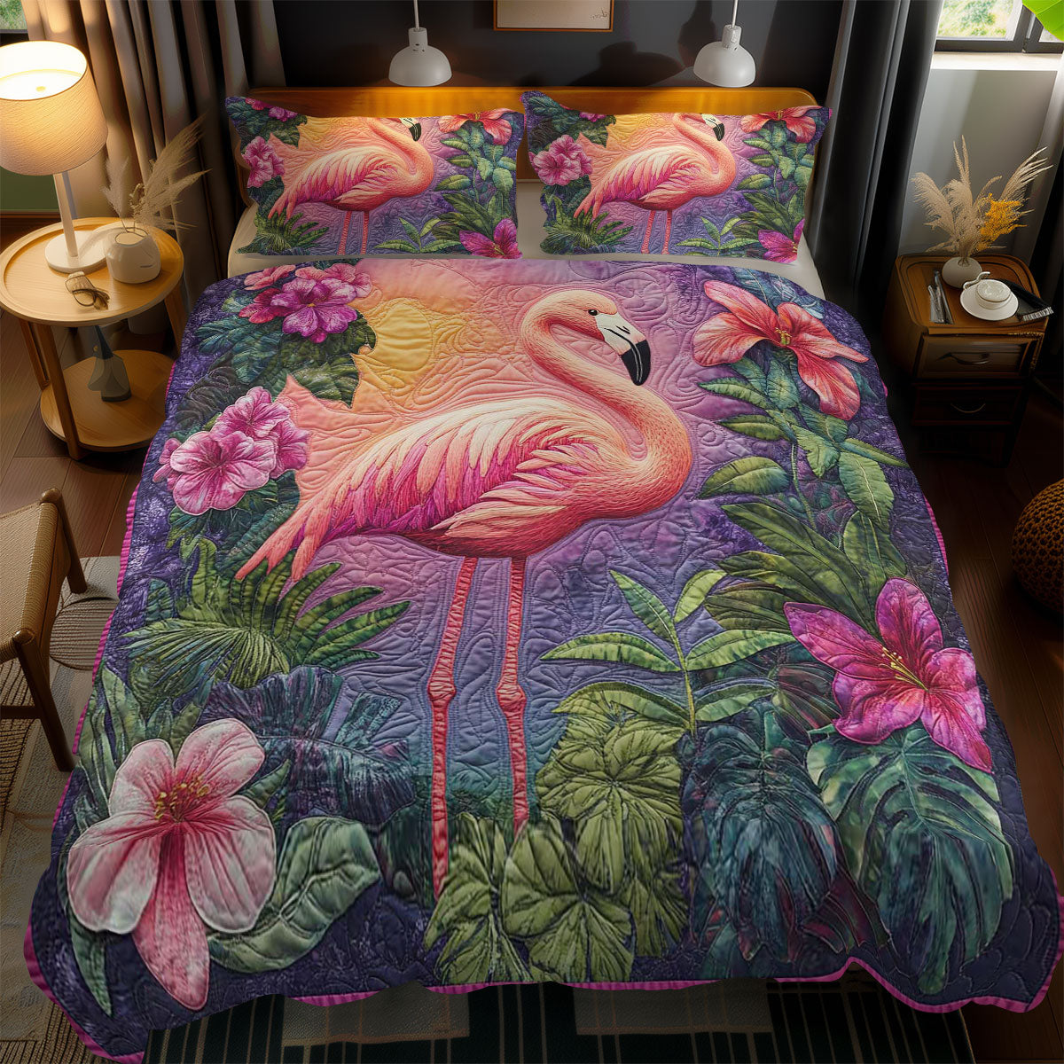 Flamingo Paradise WN1701120CL Duvet Cover Set