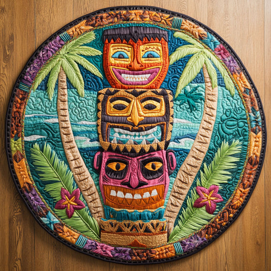 Tiki Legend WN3005039CL Quilted Round Mat