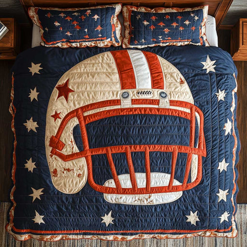 Fashion Football Helmet WP1401023CL Duvet Cover Set