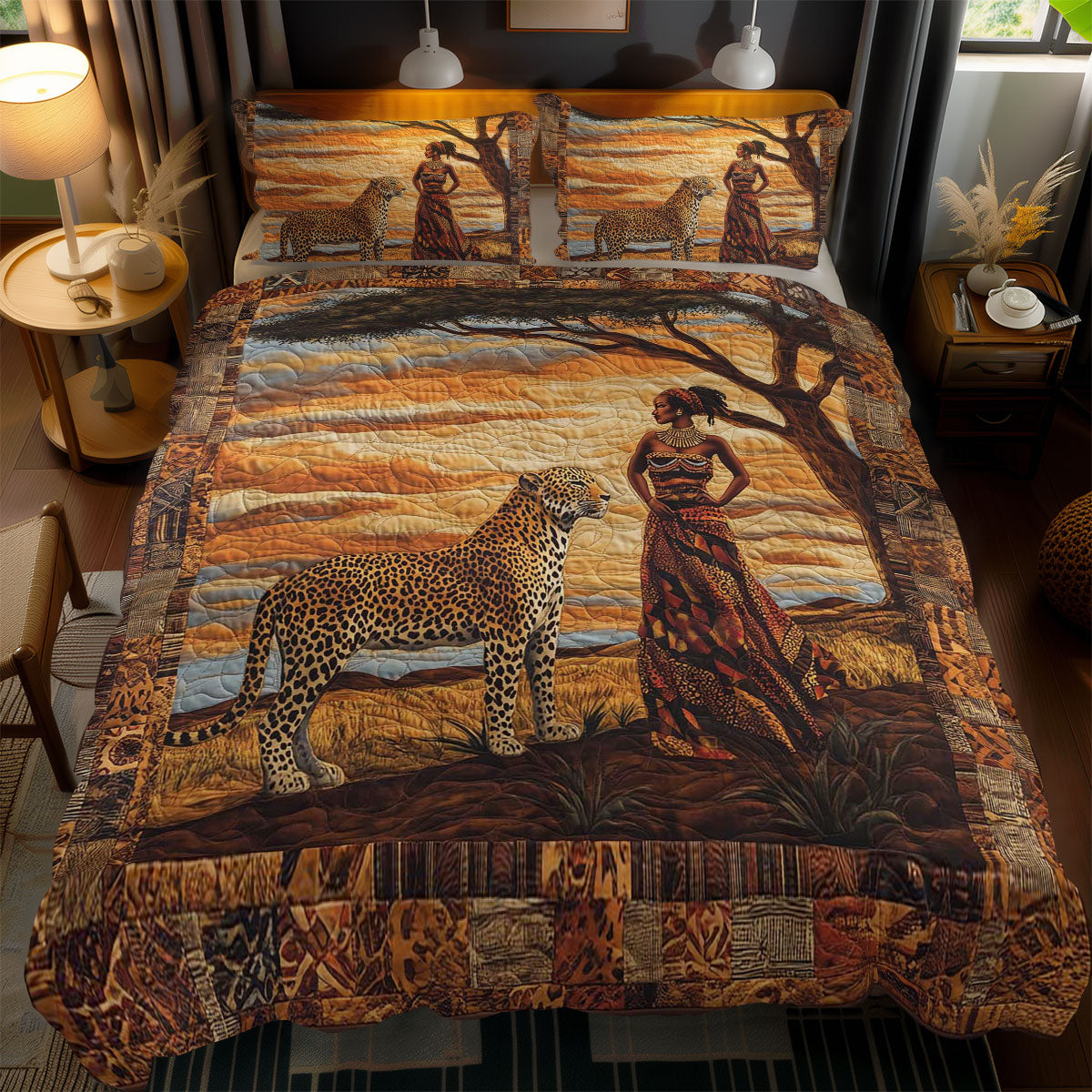 African Spirit WN0803073CL Duvet Cover Set