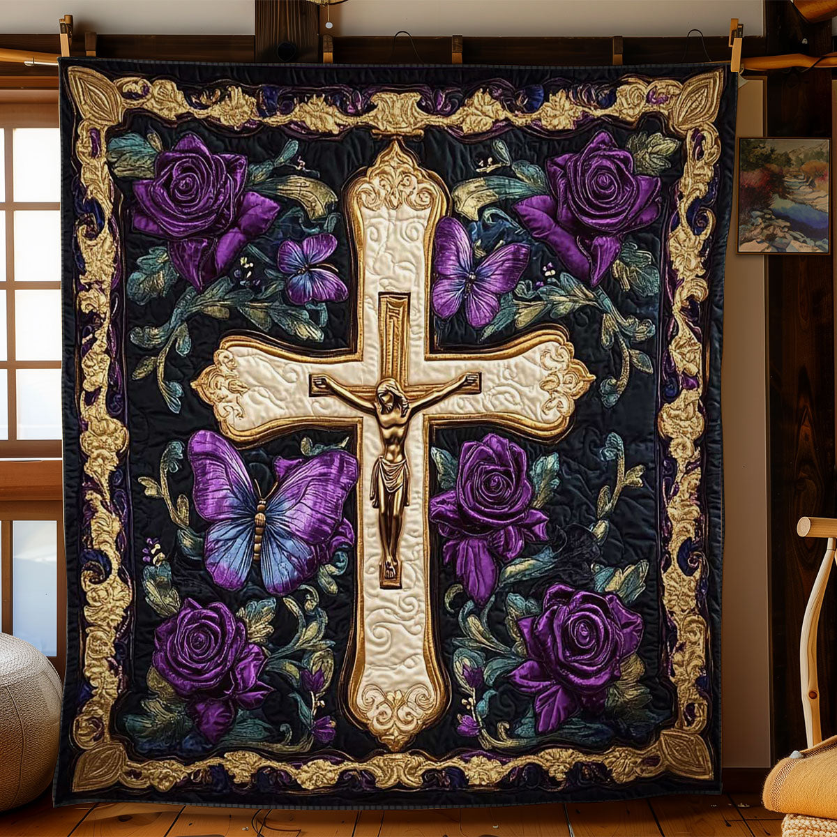 Sacred Cross WN1202056CL Quilt