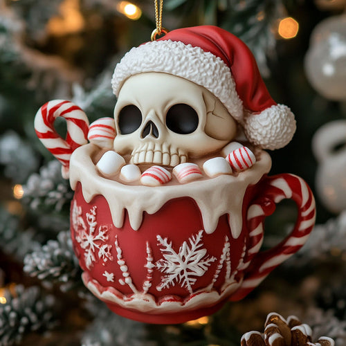 Skull Mug CP2411191CL Christmas Ornament