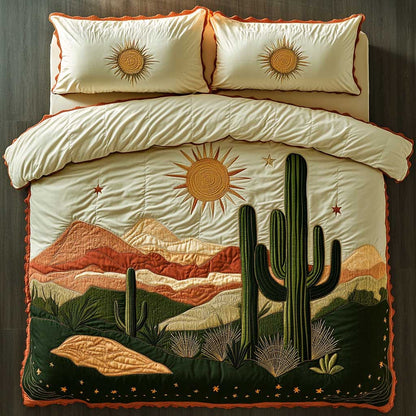 Golden Cactus WN1302019CL Duvet Cover Set