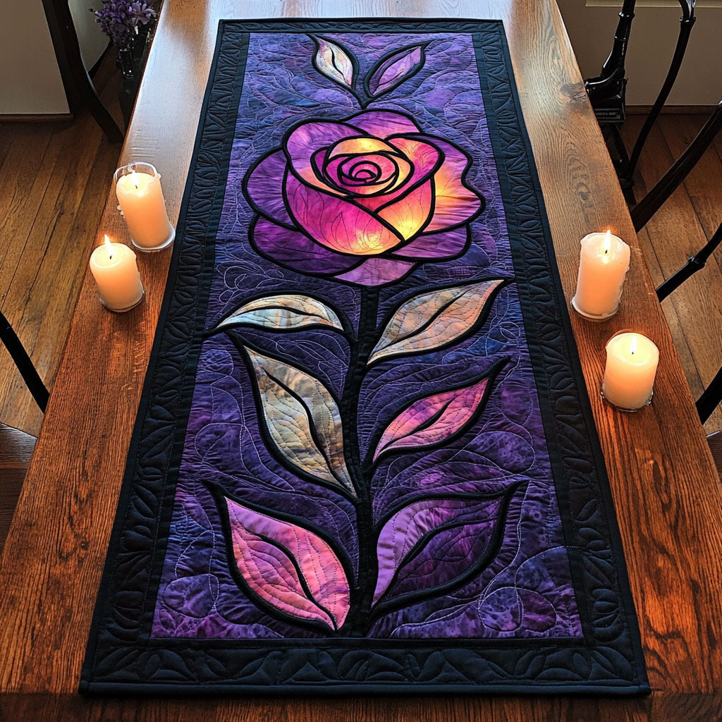 Velvet Rose CP1301036CL Quilted Table Runner