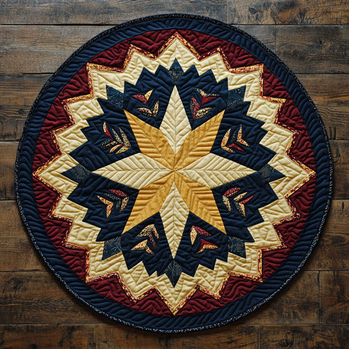Native Orbit WN2807087CL Quilted Round Mat